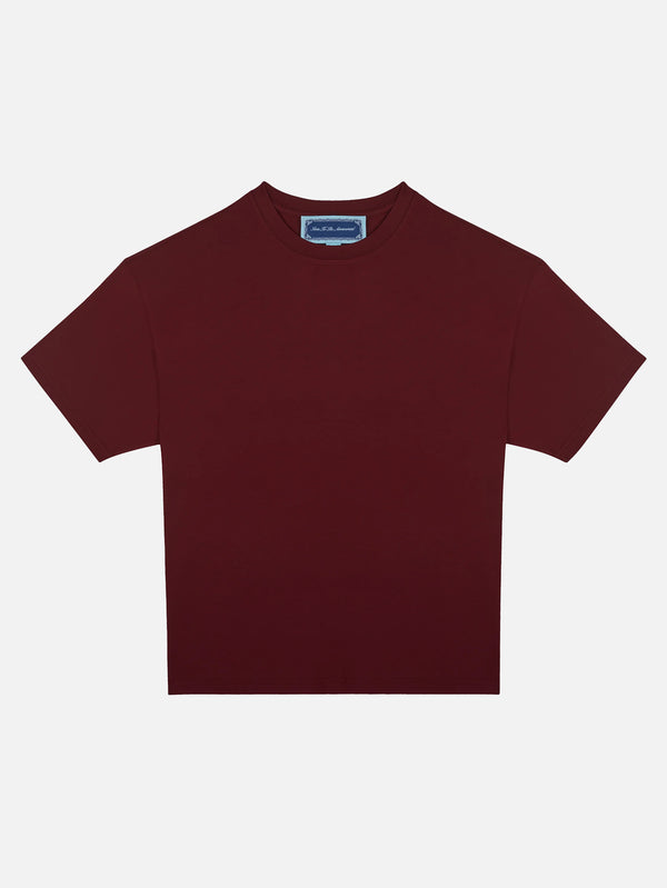 SOON TO BE ANNOUNCED, Burgundy Soft Touch T-Shirt, T-SHIRT, shopi go'da!