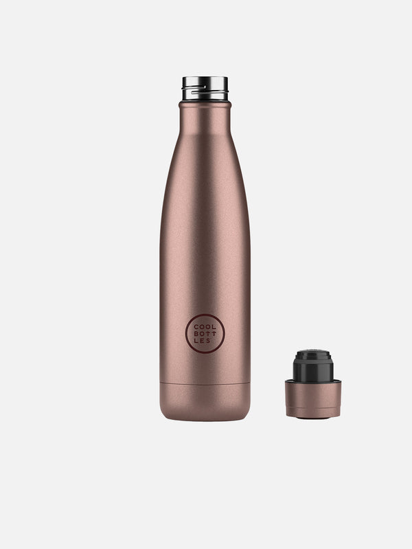 COOL BOTTLES, The Bottle - Metallic Rose 500ml, TERMOS, shopi go'da!