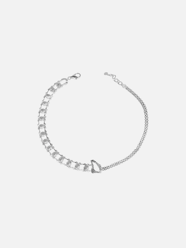 Ethereal 925 Carat Choker Necklace - Silver