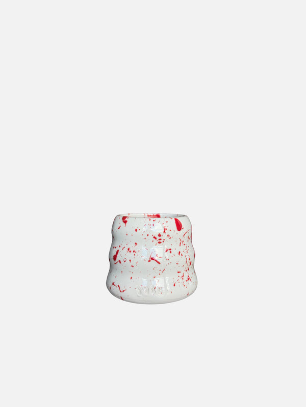 YUGU ATELIER, Chocolate Chip Cup - White/Red, BARDAK, shopi go'da!