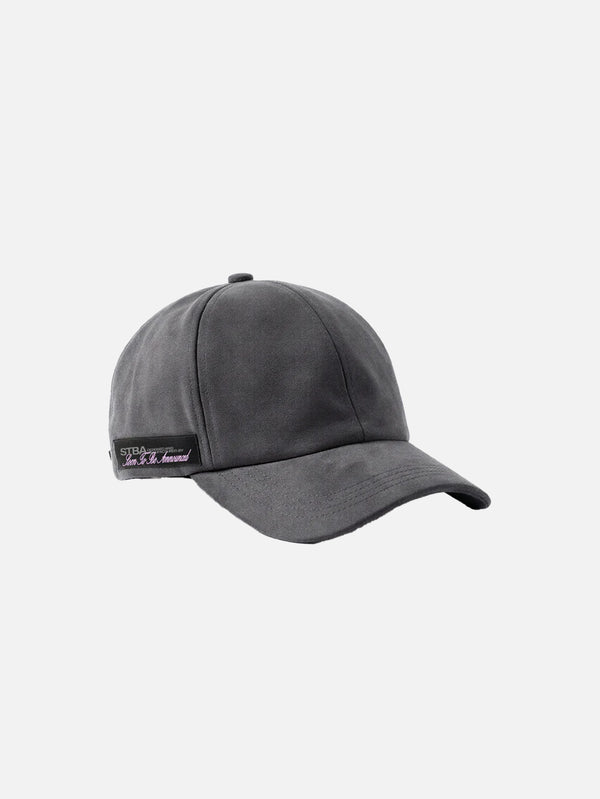 SOON TO BE ANNOUNCED, Clean Cut Soft Touch Gray Baseball Cap, ŞAPKA, shopi go'da!