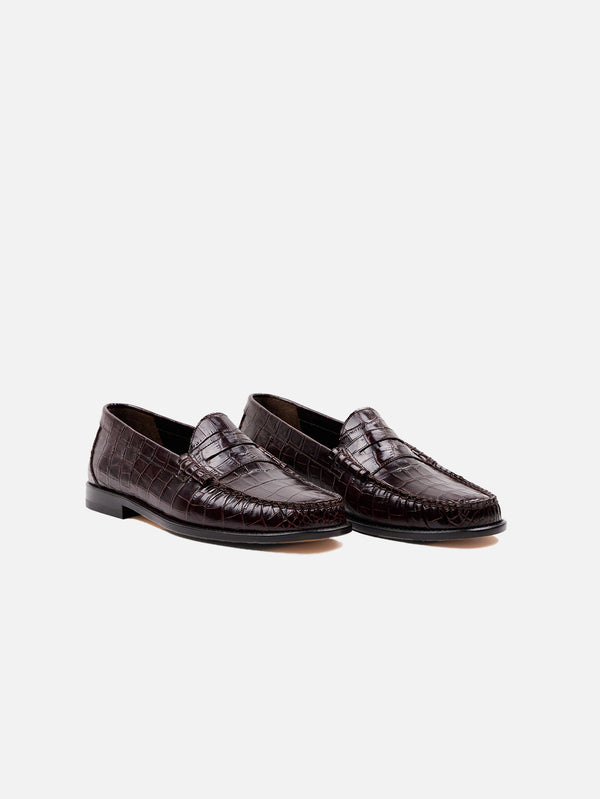 Crocodile Penny Loafer No.2