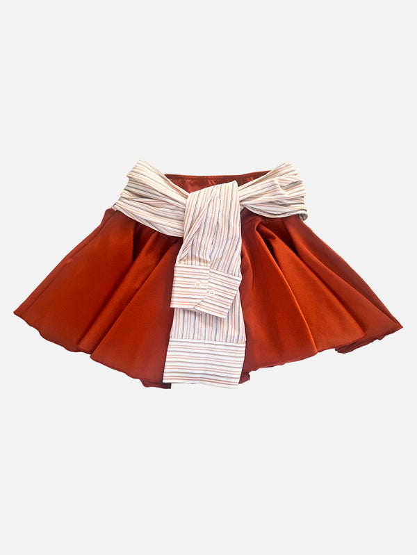 Tile Shirt Detailed Skirt