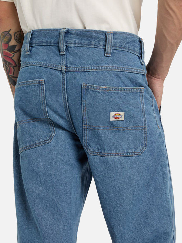 DICKIES, Selvedge Double Knee Denim - Archive Wash, PANTOLON, shopi go'da!