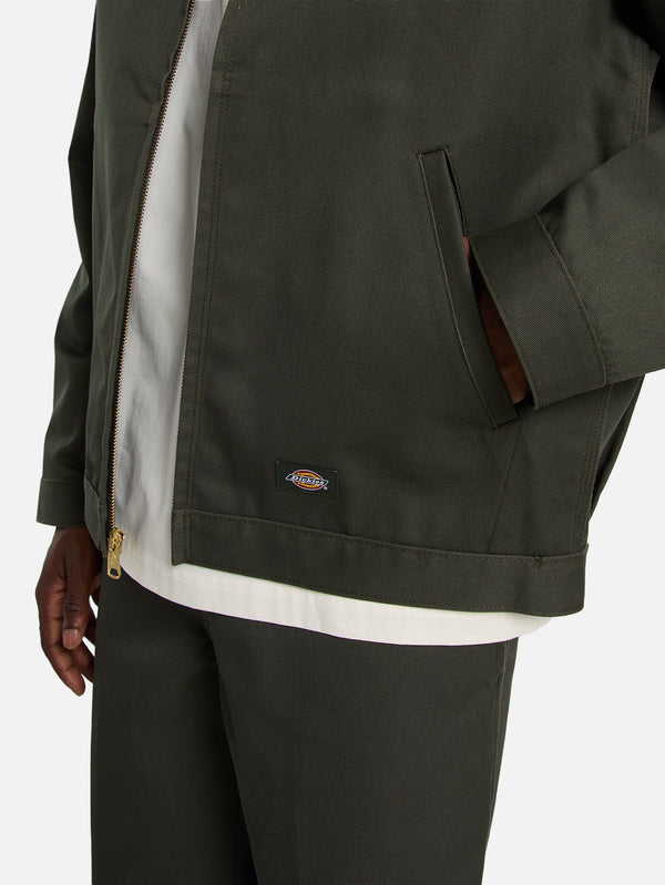 DICKIES, Unlined Eisenhower Jacket Rec - Olive Green, CEKET, shopi go'da!