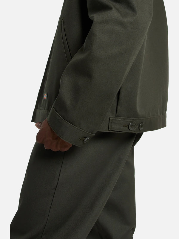 DICKIES, Unlined Eisenhower Jacket Rec - Olive Green, CEKET, shopi go'da!