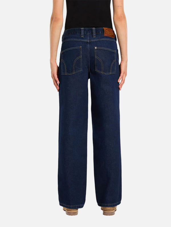 DICKIES, Farner Denim W - Dark Indigo, PANTOLON, shopi go'da!