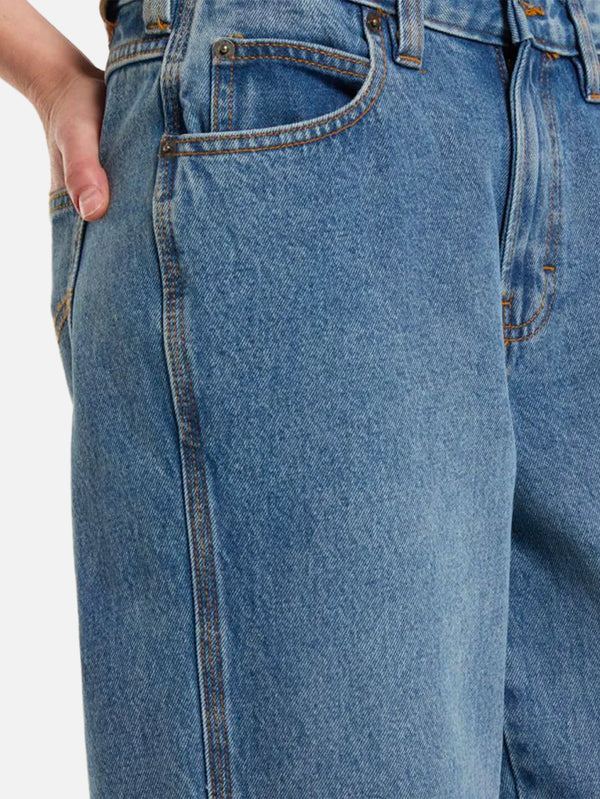 DICKIES, Farner Denim W - Rinsed Blue/Fade, PANTOLON, shopi go'da!