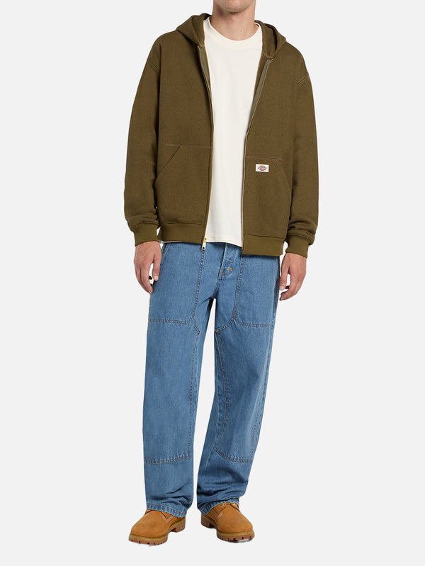 DICKIES, Mineral FZ Hoodie - Military Green, HIRKA, shopi go'da!