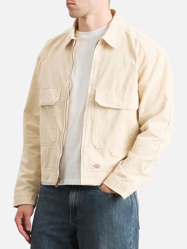 DICKIES, For Smith Trucker Jacket - Wood Ash, CEKET, shopi go'da!