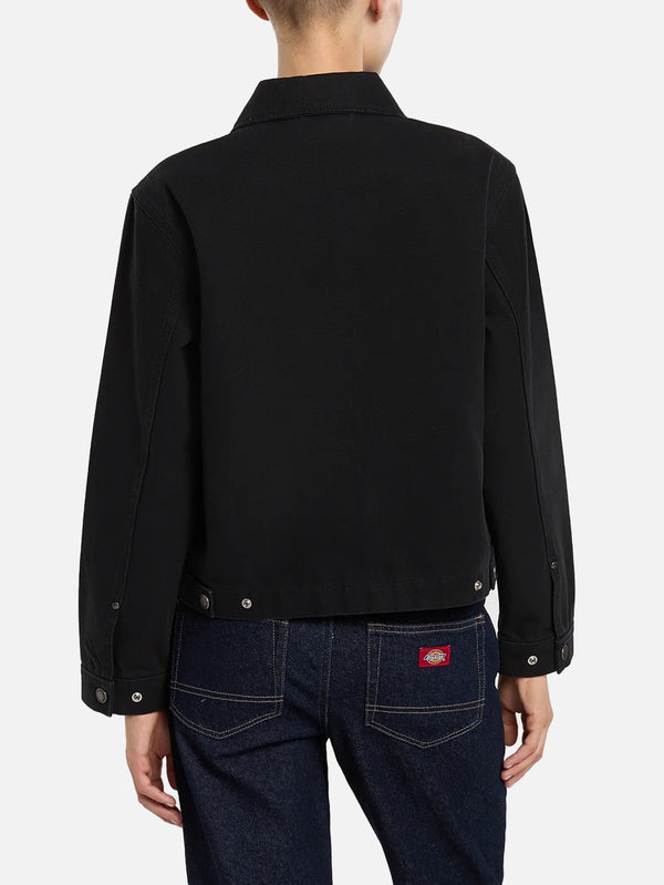 DICKIES, Unlined Canvas Painter Jacket W - Black, CEKET, shopi go'da!