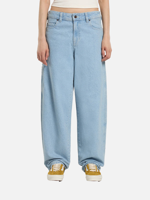 DICKIES, 957 Loose Tapered Work Jeans W - Vintage Aged Blue, PANTOLON, shopi go'da!