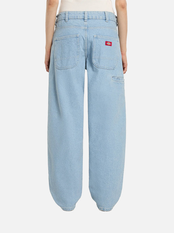 DICKIES, 957 Loose Tapered Work Jeans W - Vintage Aged Blue, PANTOLON, shopi go'da!