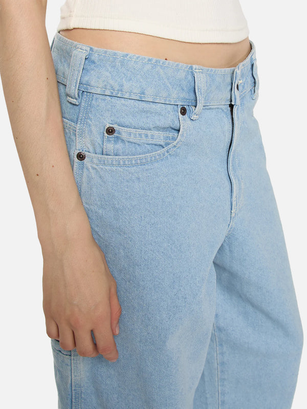 DICKIES, 957 Loose Tapered Work Jeans W - Vintage Aged Blue, PANTOLON, shopi go'da!