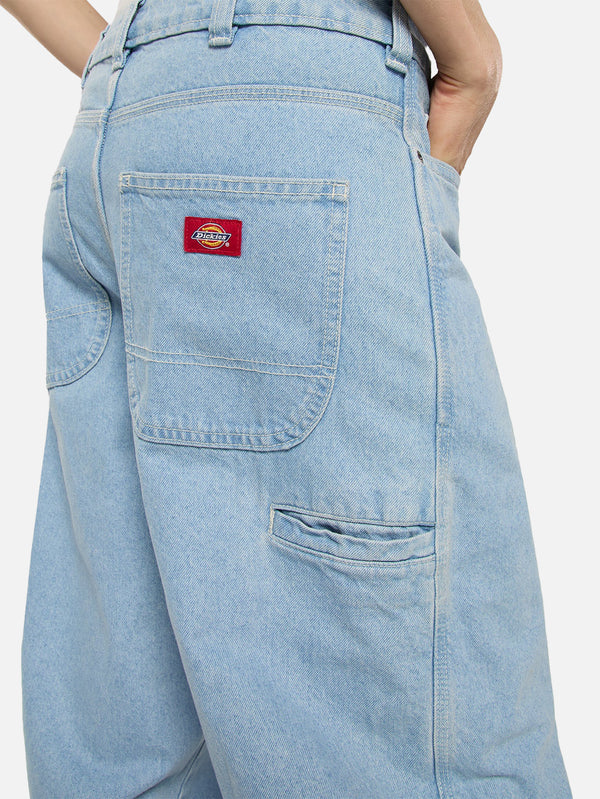 DICKIES, 957 Loose Tapered Work Jeans W - Vintage Aged Blue, PANTOLON, shopi go'da!