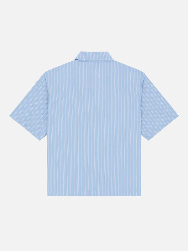 DICKIES, Venedocia Stripe Shirt SS - Endless Sky, GÖMLEK, shopi go'da!