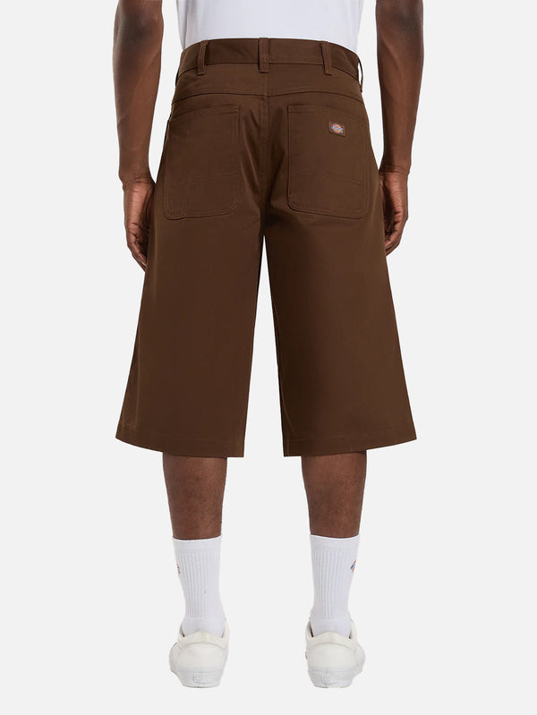 DICKIES, Union 17 inch Twill Short - Timber Brown, ŞORT, shopi go'da!