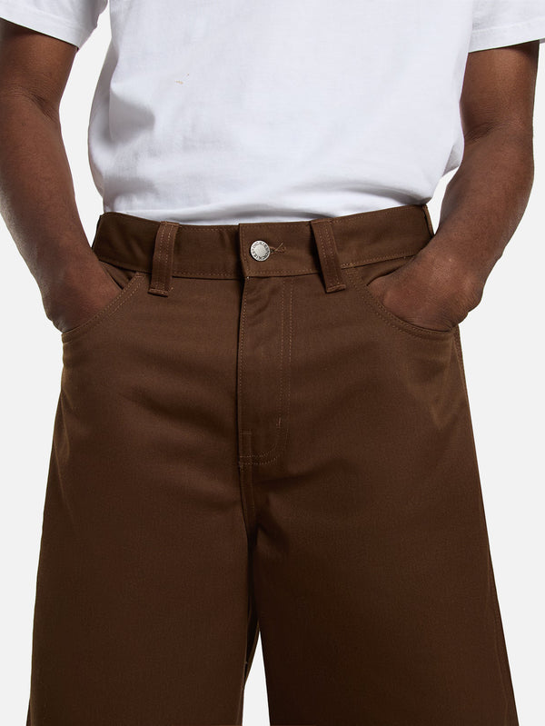 DICKIES, Union 17 inch Twill Short - Timber Brown, ŞORT, shopi go'da!