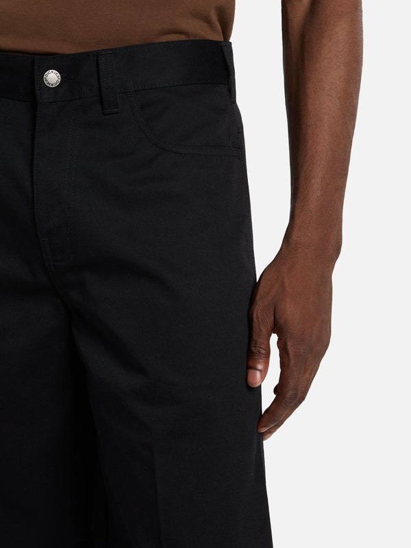 DICKIES, Union 17 inch Twill Short - Black, ŞORT, shopi go'da!