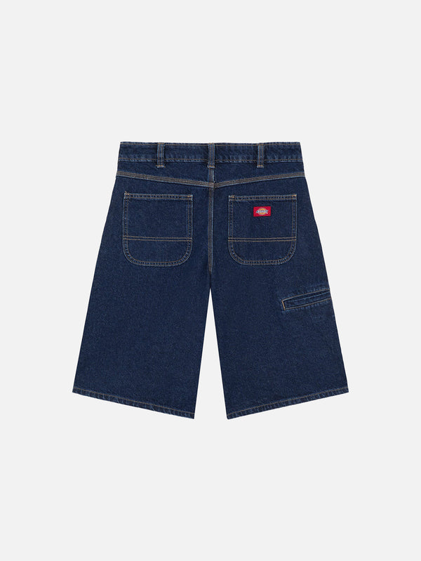 DICKIES, 957 13 inch Loose Denim Short W - Dark indigo, ŞORT, shopi go'da!