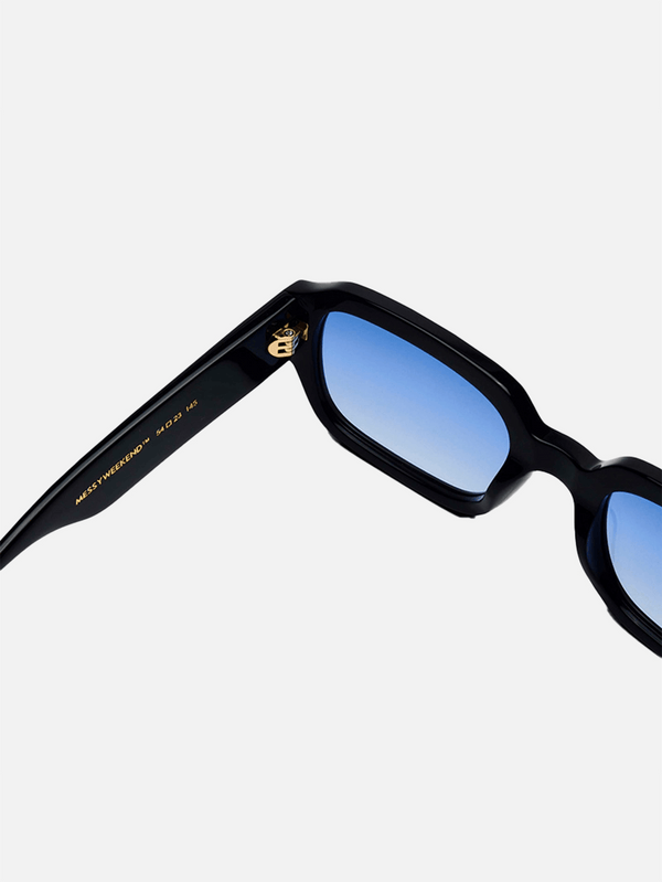 MESSYWEEKEND, Downey Asetat Siyah Unisex Güneş Gözlüğü, GÜNEŞ GÖZLÜĞÜ, shopi go'da!