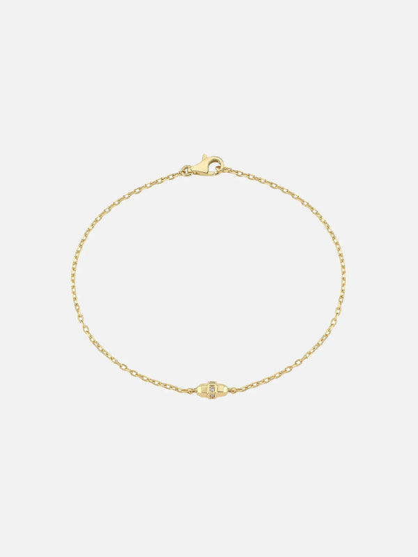 DIME TRIBE Mini Statement Bileklik – altın, önden görünüm