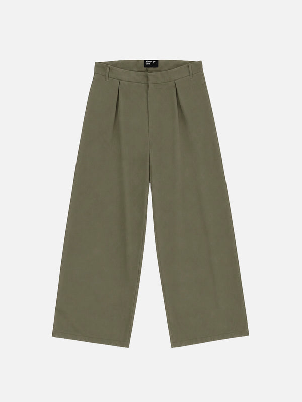 Kamakura Double Pleated Pants - Khaki