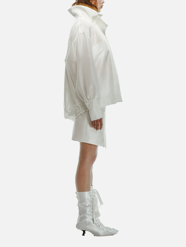 THE TACCA, Flare Jacket - White, CEKET, shopi go'da!