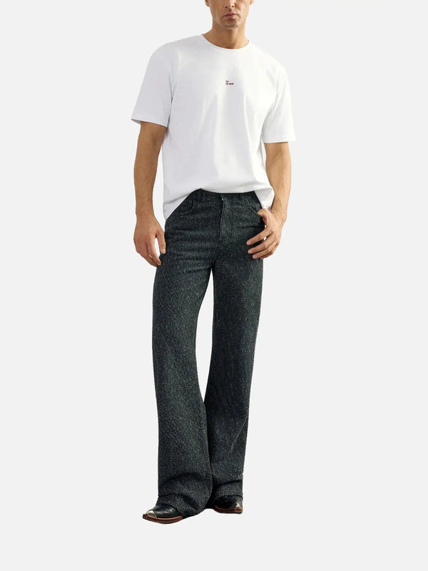EX DE RUE Fray Black Denim Jean II – siyah, önden görünüm