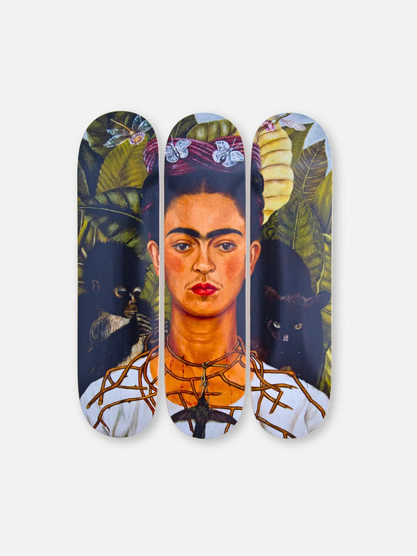 Frida KAHLO Self-Portrait with Thorn Necklace and Hummingbird