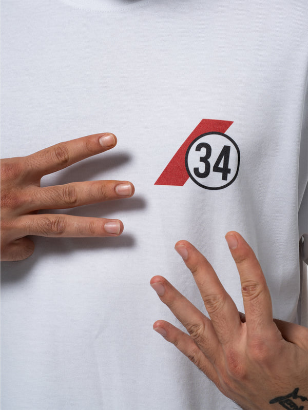 BETWEEN SIDES, GT-Team34 T-Shirt - White, T-SHIRT, shopi go'da!