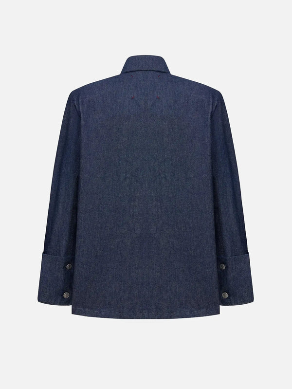 EX DE RUE Haze Denim Kimono Shirt II – denim, arka görünüm