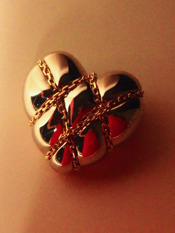 MISHKA, Heart Brooch, BROŞ, shopi go'da!