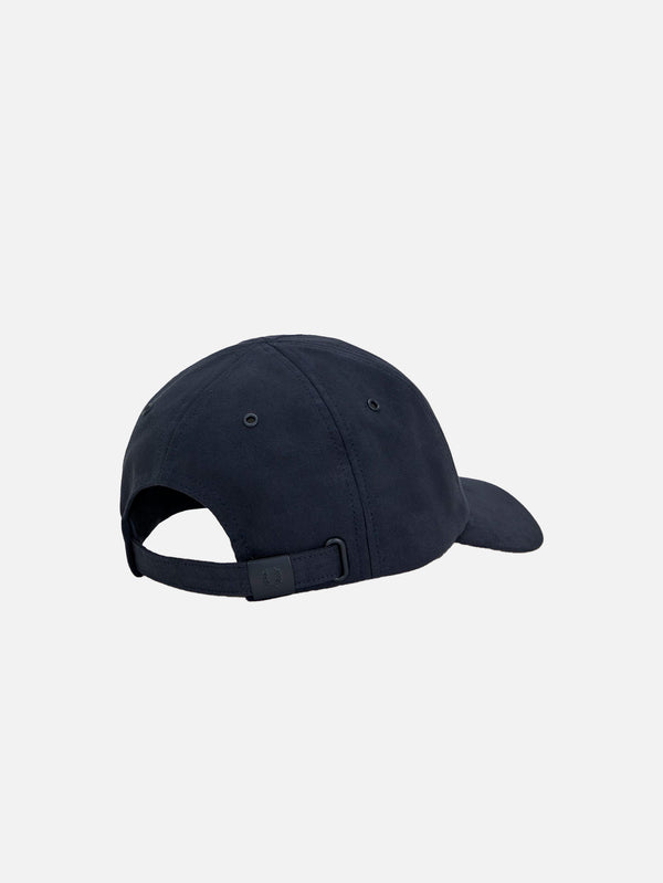 Monogram Microfibre Cap - Navy/Snow White