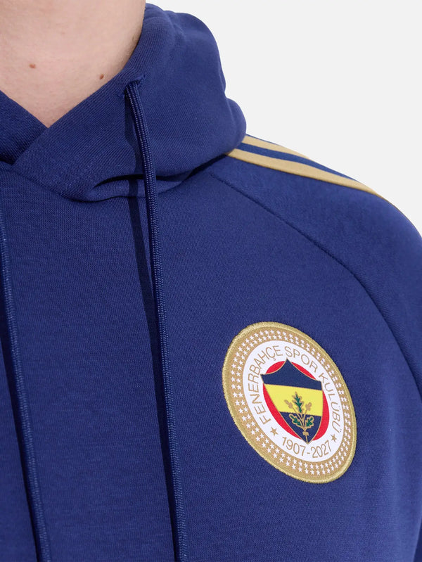 ADIDAS ORIGINALS Fenerbahçe OG2 Hoodie - Dark Blue – lacivert, göğüs rozetine yakın görünüm