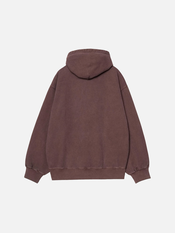 CARHARTT WIP, Hooded Vista Sweat - Palisander Garment Dyed, SWEATSHIRT, shopi go'da!