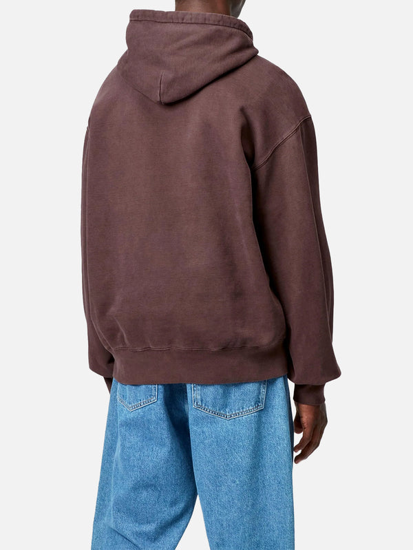 CARHARTT WIP, Hooded Vista Sweat - Palisander Garment Dyed, SWEATSHIRT, shopi go'da!
