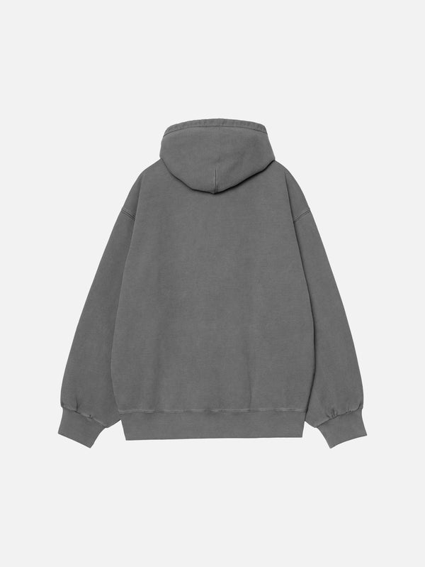 CARHARTT WIP, Hooded Vista Sweat - Black Garment Dyed, SWEATSHIRT, shopi go'da!