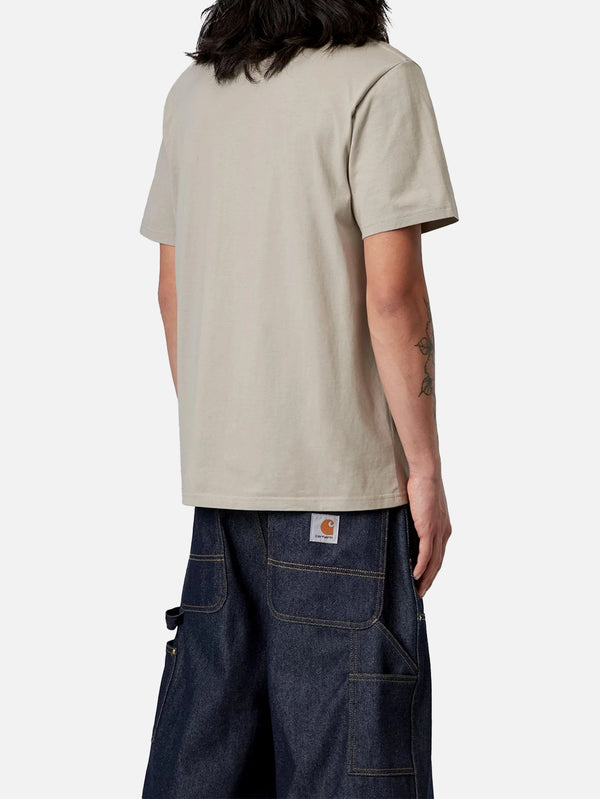 CARHARTT WIP - T-SHIRT - S/S Pocket T-Shirt - Puddle - shopi go'da!.
