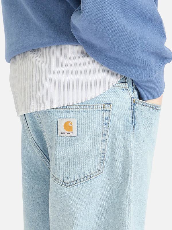 CARHARTT WIP, Landon Short - Blue Bleached, ŞORT, shopi go'da!