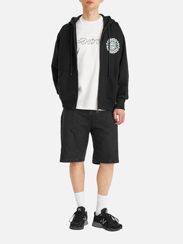 CARHARTT WIP, Landon Short - Black Stone Washed, ŞORT, shopi go'da!