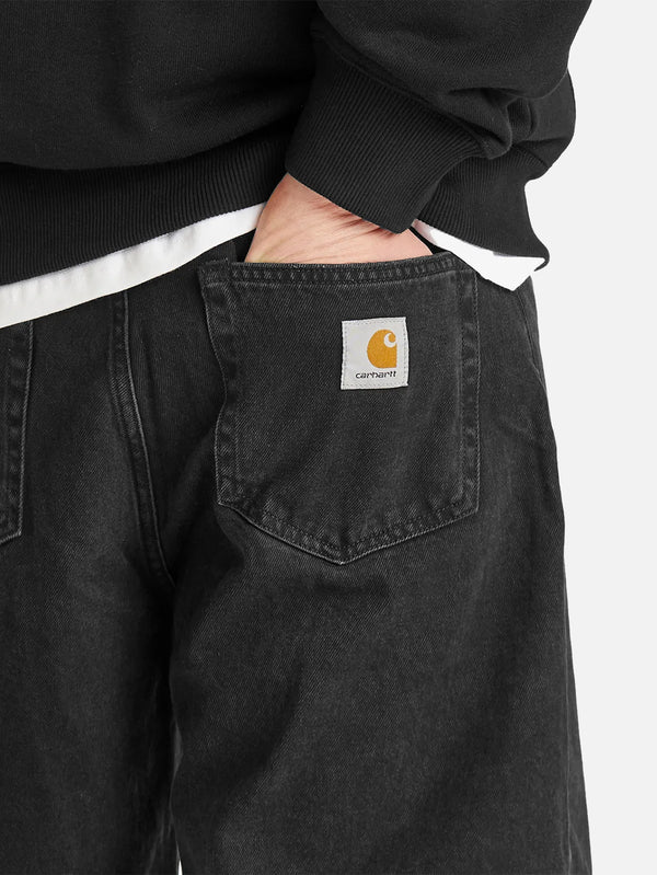 CARHARTT WIP, Landon Short - Black Stone Washed, ŞORT, shopi go'da!