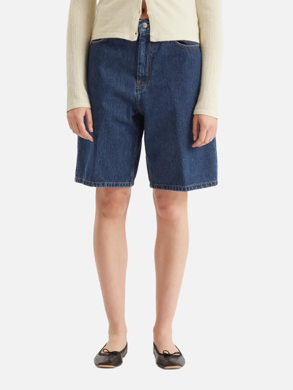 CARHARTT WIP, W' Brandon Short - Blue Stone Washed, ŞORT, shopi go'da!