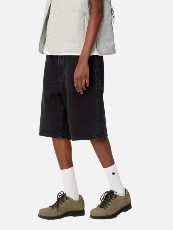 CARHARTT WIP, W' Brandon Short - Black Stone Washed, ŞORT, shopi go'da!