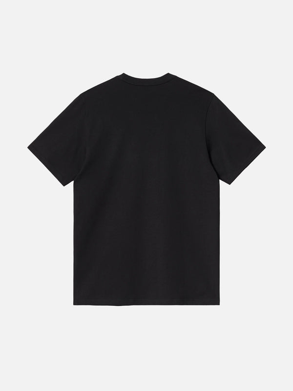 CARHARTT WIP - T-SHIRT - S/S Pocket Heart T-Shirt - Black/Black - shopi go'da!.