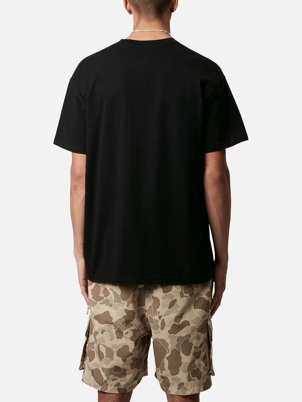 CARHARTT WIP, S/S Pocket Heart T-Shirt - Black/Red, T-SHIRT, shopi go'da!