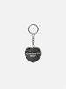 Heart Keychain - Black