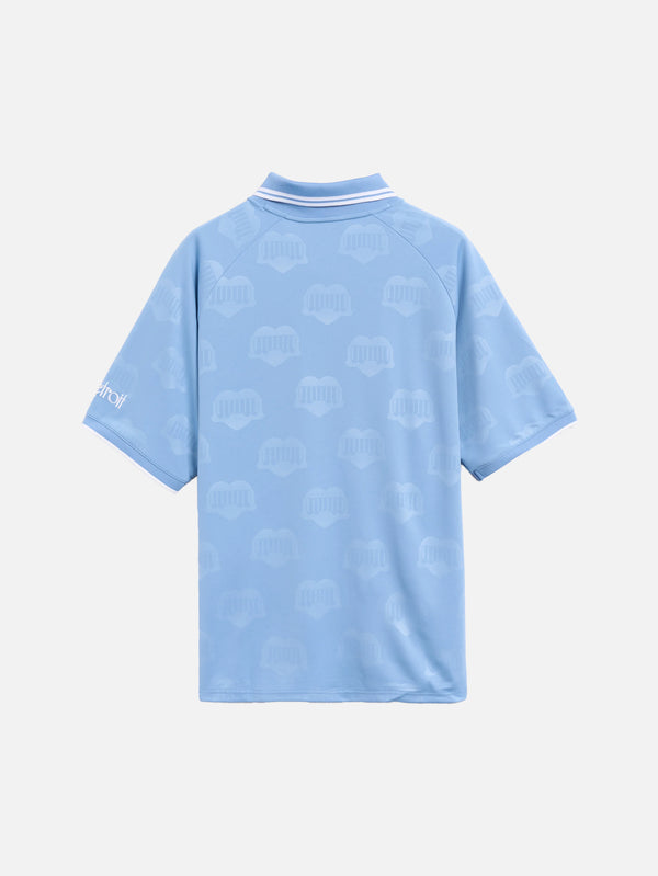 CARHARTT WIP, S/S Hartt's Football T-Shirt - Bluebird, T-SHIRT, shopi go'da!