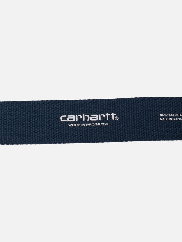 CARHARTT WIP, Heart Clip Belt - Deep Lagoon/Silver, KEMER, shopi go'da!
