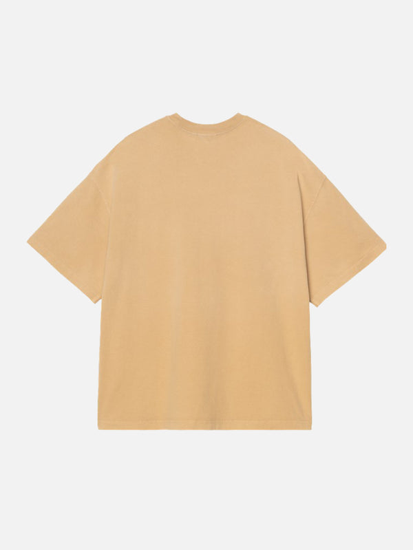CARHARTT WIP, S/S Hudson Pocket T-Shirt - Dusty h Brown Chalk Wa, T-SHIRT, shopi go'da!
